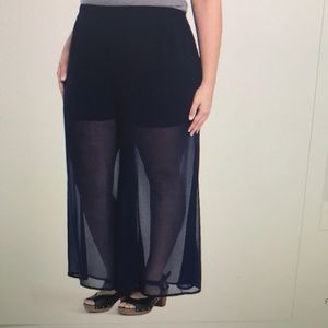 Navy blue torrid palazzo pants